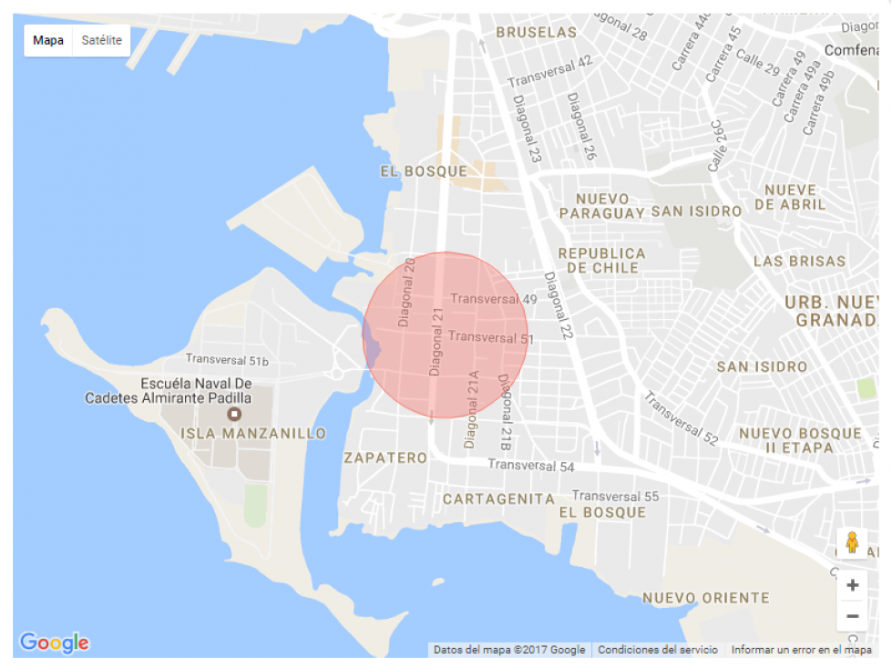 Lote comercial en Avenida el Bosque, Cartagena EO