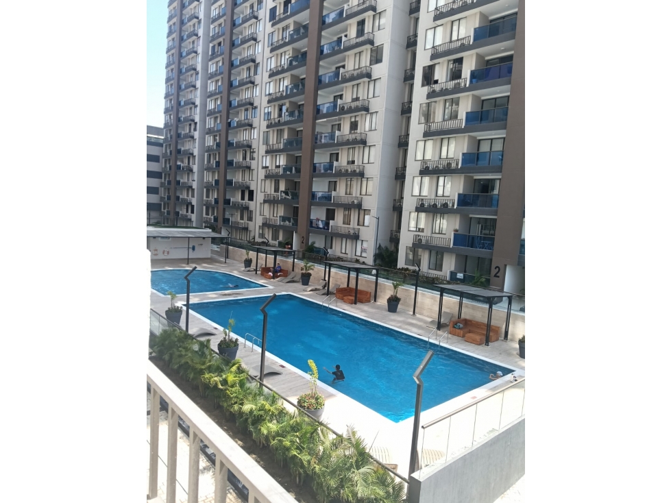 ARRIENDO APTO NUEVO RIOALTO SOMB EDIFICIO RIVERSIDE 70 MTS 3HAB ALTO