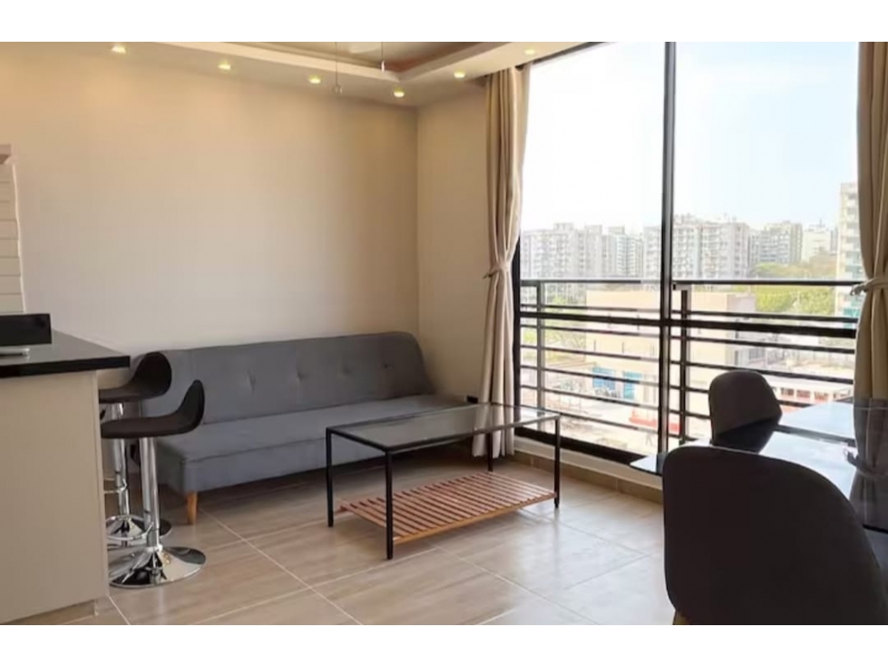ARRIENDO AMOBLADO NUEVO APTO ALTOS RIOMAR CATLEYA DOS HABITACIONES