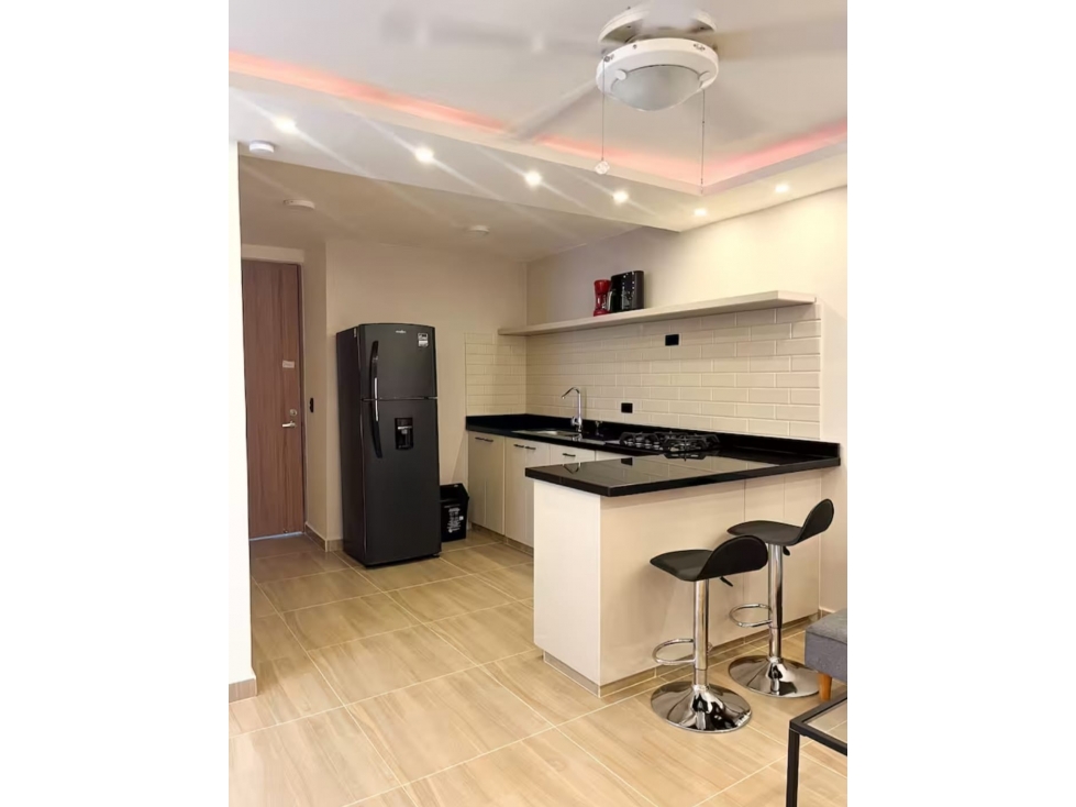 ARRIENDO AMOBLADO NUEVO APTO ALTOS RIOMAR CATLEYA DOS HABITACIONES — foto 2