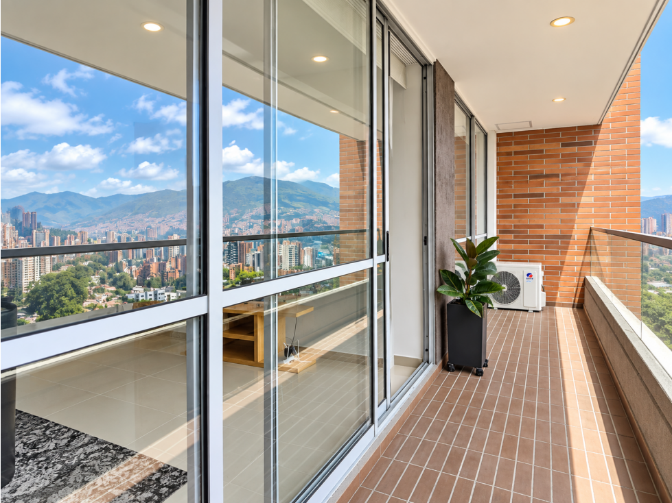 Arriendo Apartaestudio con vista panorámica en Loma de Los González — foto 2