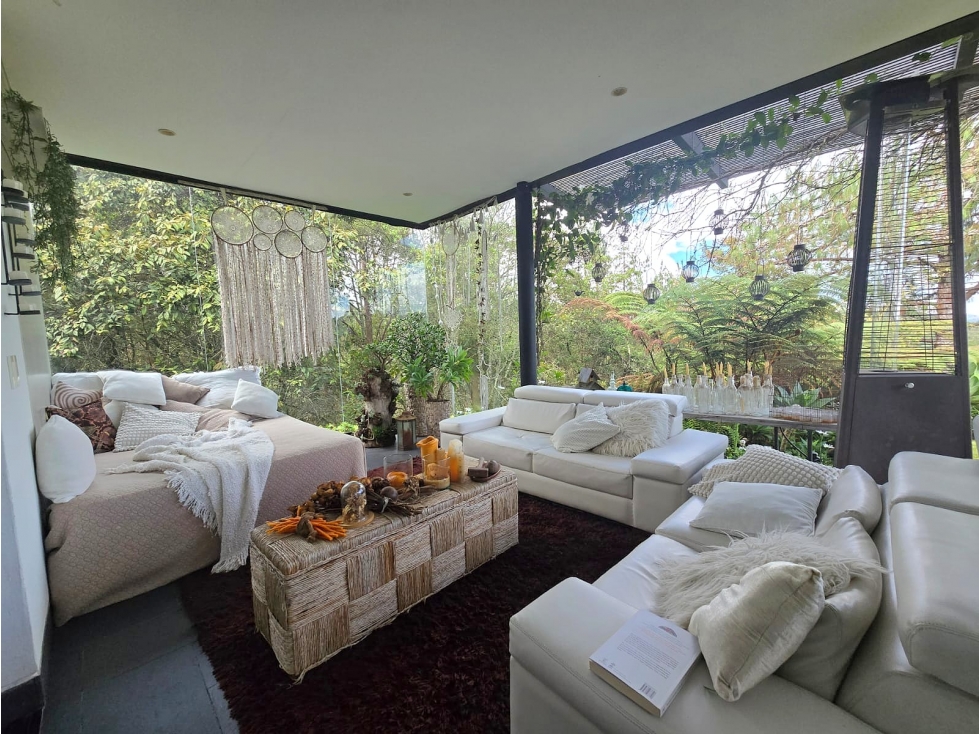 Lujo y naturaleza: casa campestre en El Escobero con vista 360°