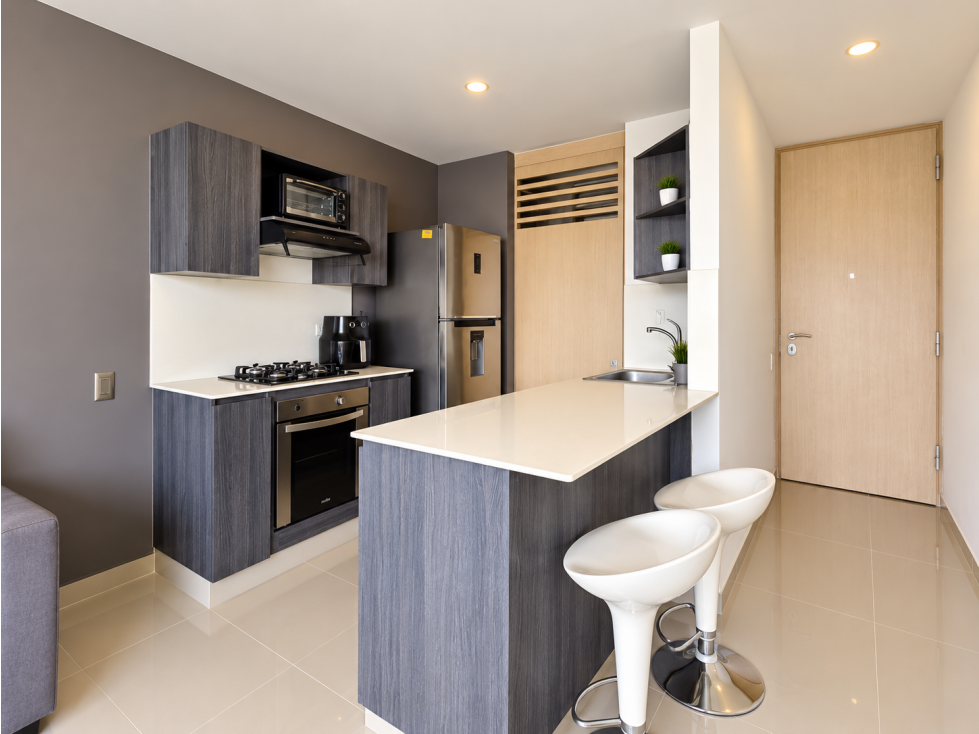 Arriendo Apartaestudio con vista panorámica en Loma de Los González — foto 5