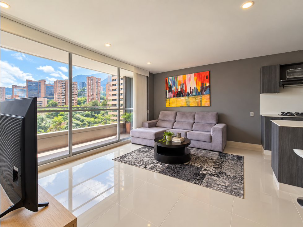Arriendo Apartaestudio con vista panorámica en Loma de Los González — foto 3