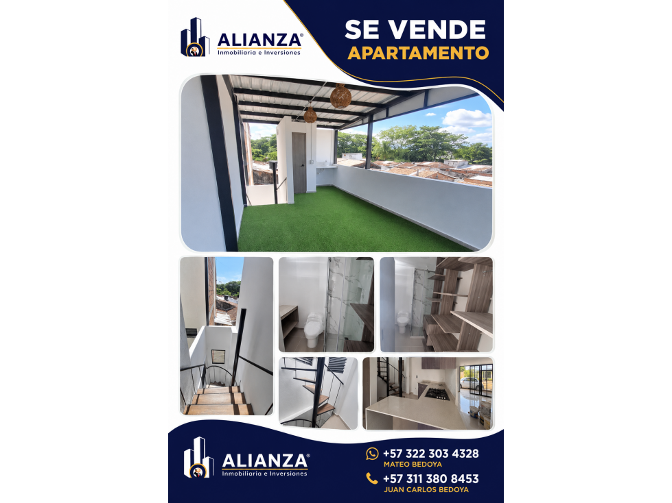 Apartamento ubicado en el sector de Álamos