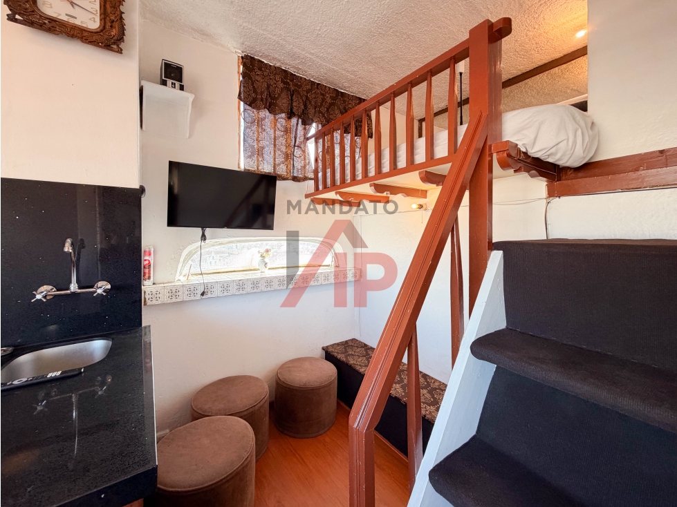 MINI LOFT EN RENTA IDEAL PARA ESTUDIANTES, CENTRO HISTORICO CUENCA