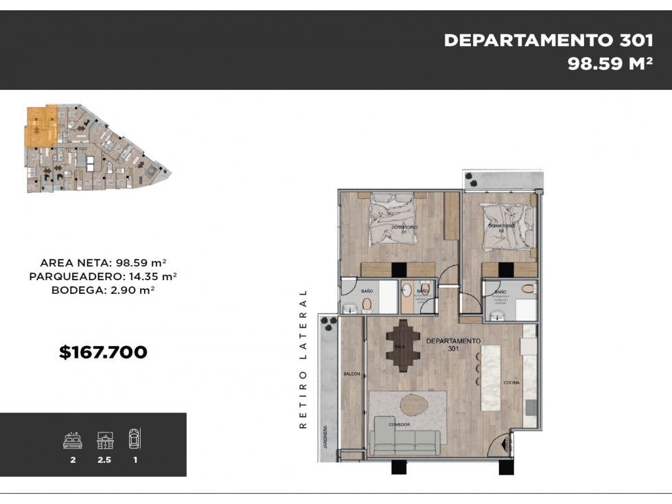 MODERNO Y BIEN UBICADO DEPARTAMENTO 3 EN VENTA PUERTAS DEL SOL CUENCA - 2