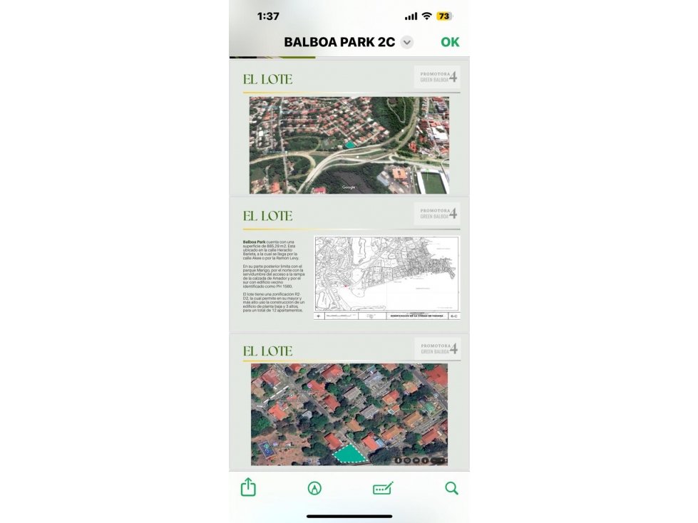 Venta de terreno en Balboa (Ancón) GTA