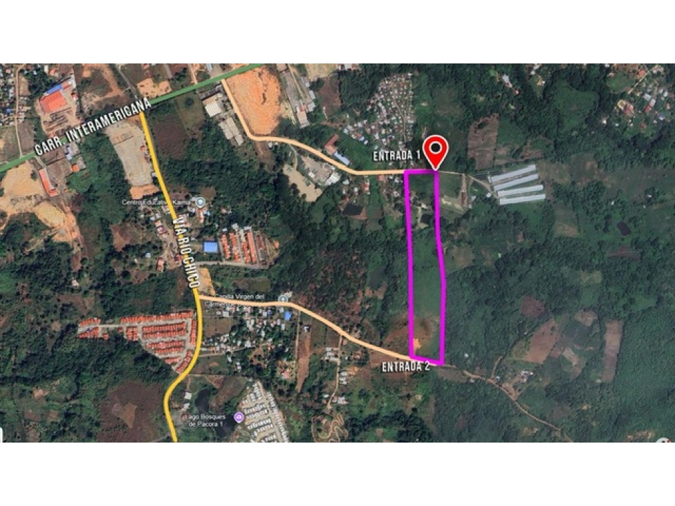 Venta de terreno en Pacora (Río Chico) GTA - 1