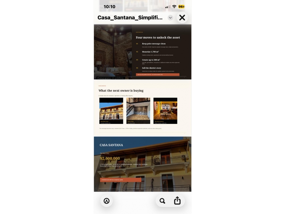 Venta de edificio restaurado en Santa Ana, Avenida Central GTA - 3
