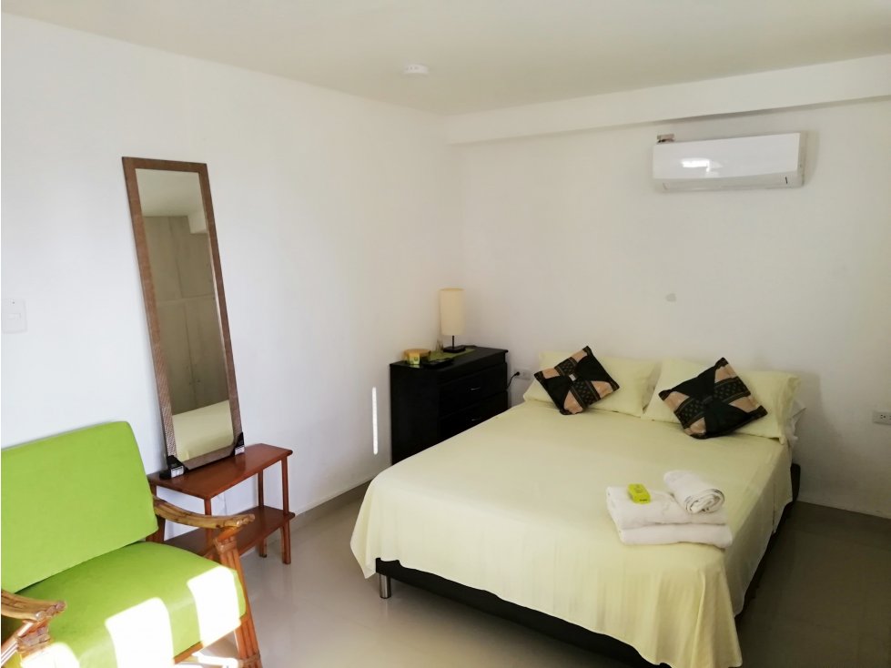ARRIENDO APARTAESTUDIO AMOBLADO EN BOCAGRANDE CARTAGENA