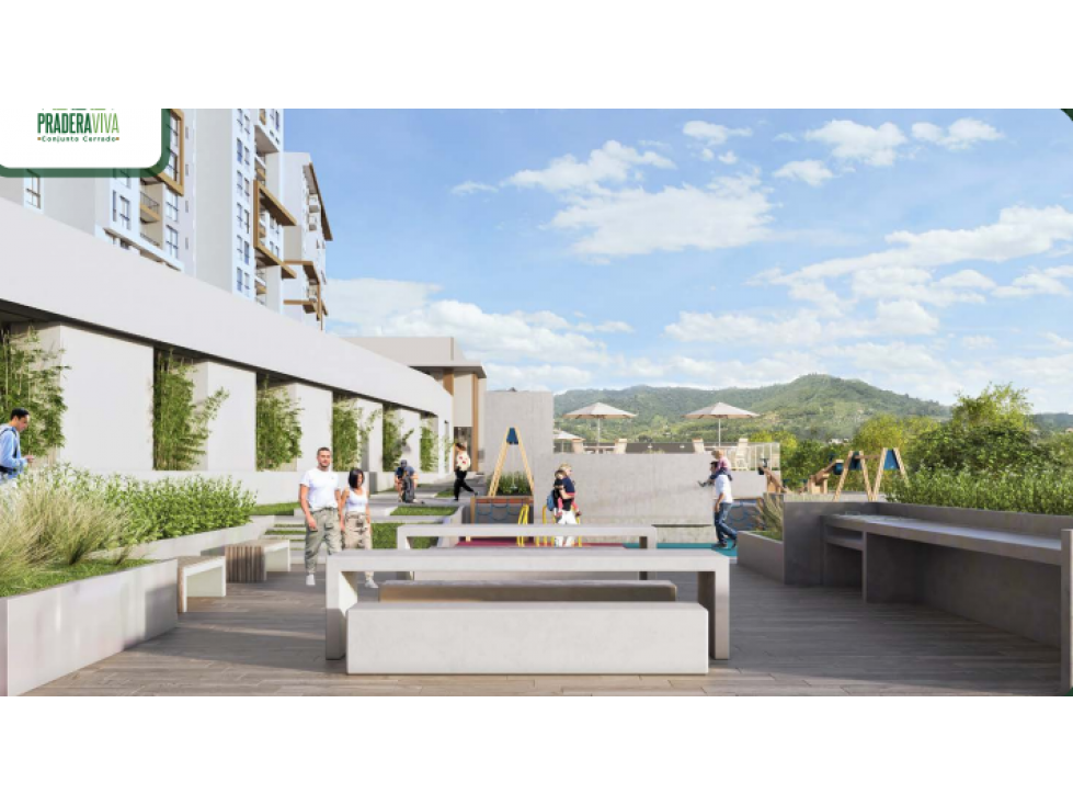 HERMOSOS APARTAMENTOS CERCA AL LAGO LA PRADERA — foto 3