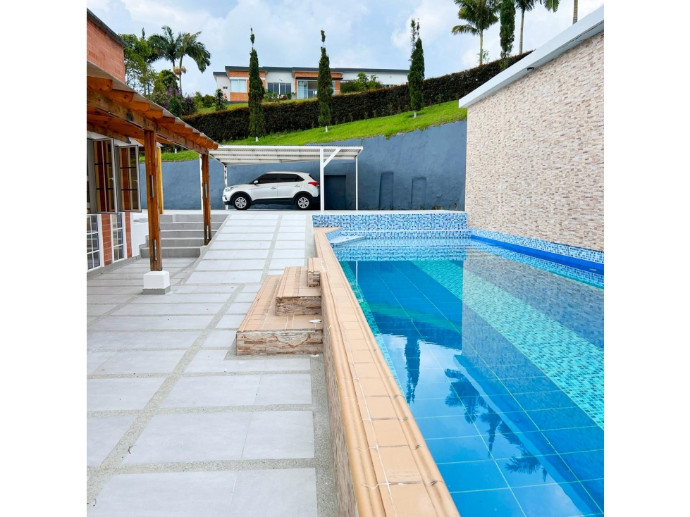 VENDO HERMOSA CASA CAMPESTRE VIA TERMALES SAN VICENTE - 3