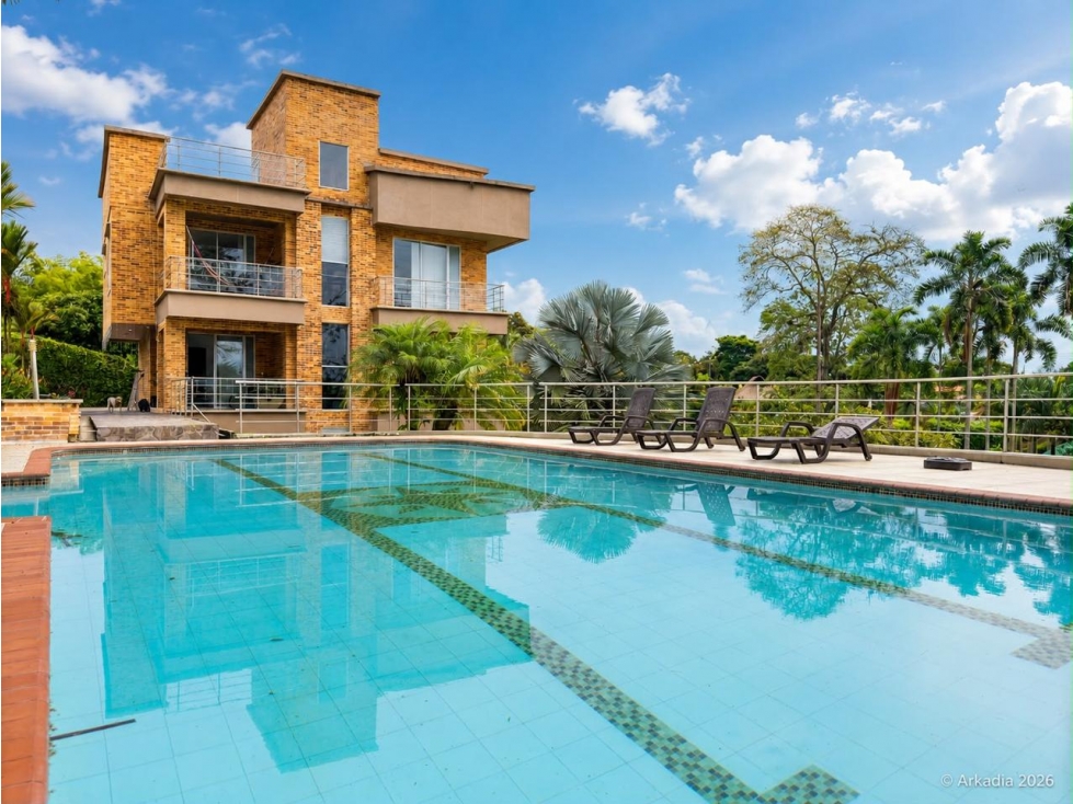 HERMOSA CASA CAMPESTRE CON PISCINA Y LAGO PRIVADO — foto 3