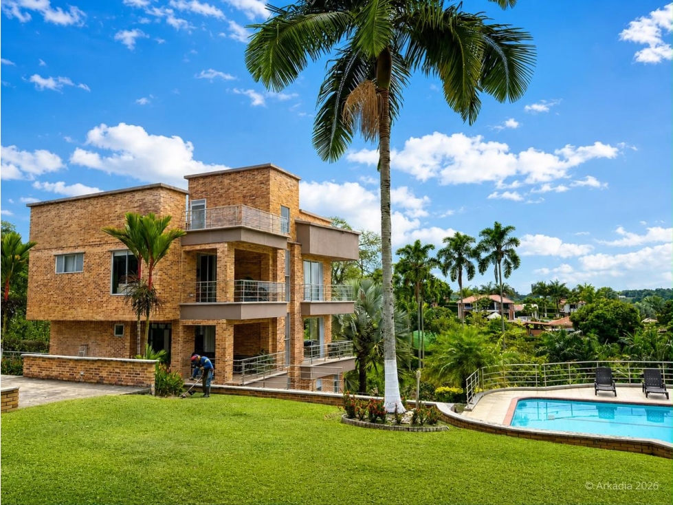 HERMOSA CASA CAMPESTRE CON PISCINA Y LAGO PRIVADO — foto 4