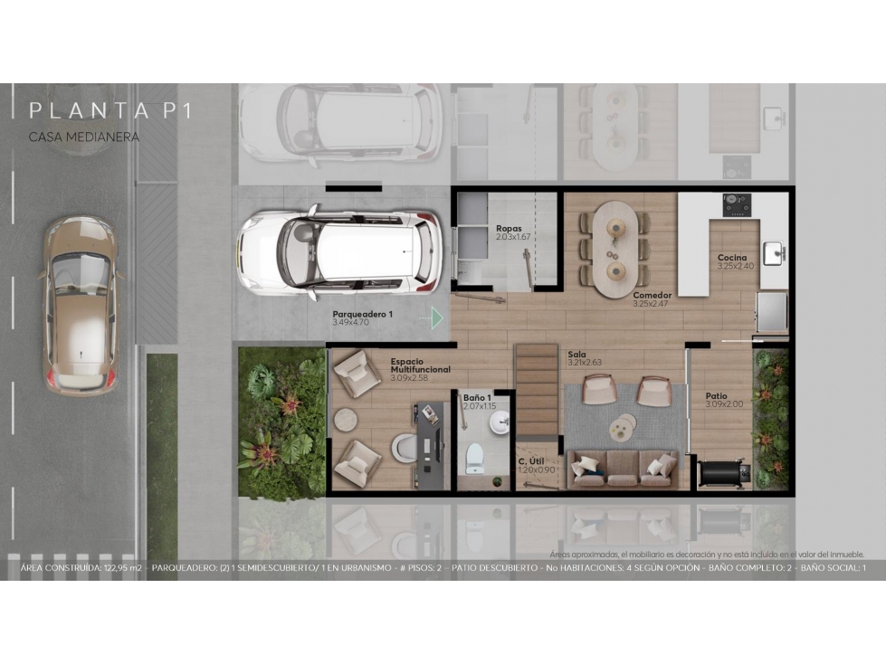 CASA MEDIANERA FULL ACABADOS EN PROYECTO ARHÚ SOLARUM CERRITOS — foto 4