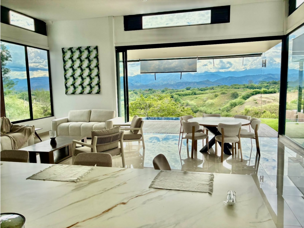 CASA CAMPESTRE NUEVA AUTOSOSTENIBLE EN CERRITOS LOTE DE 10.000MTS