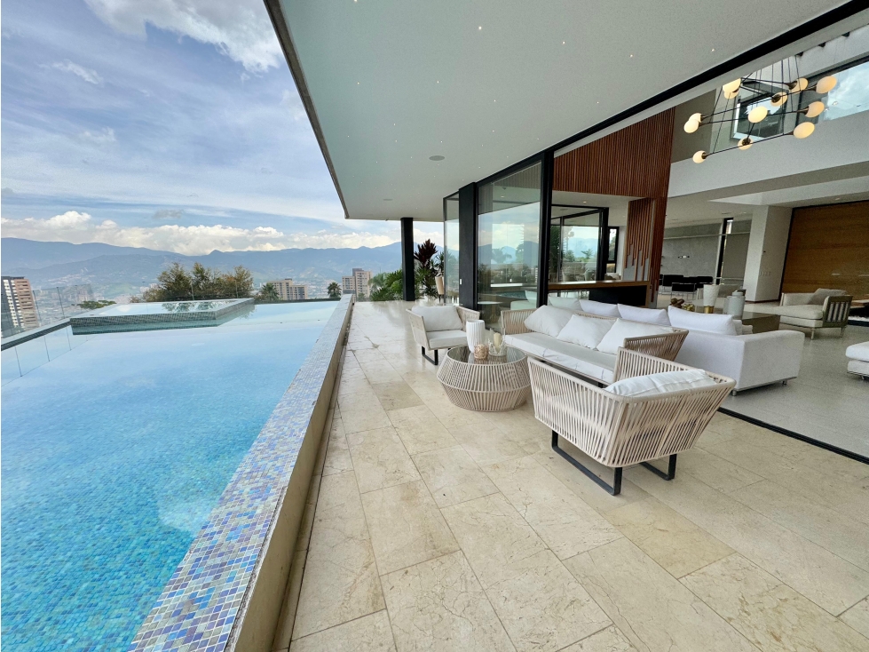 Impresionante casa con piscina infinita y vista panorámica a Medellín! — foto 3