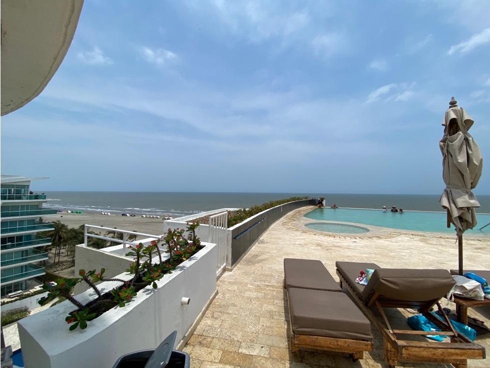 apartamento en venta en la boquilla con salida directa a la playa — foto 2
