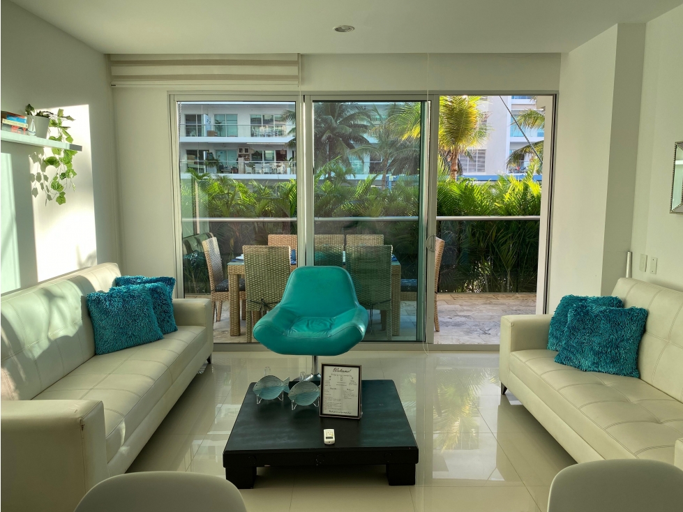 APARTAMENTO EN VENTA EN MORROS ULTRA LA BOQUILLA FRENTE AL MAR