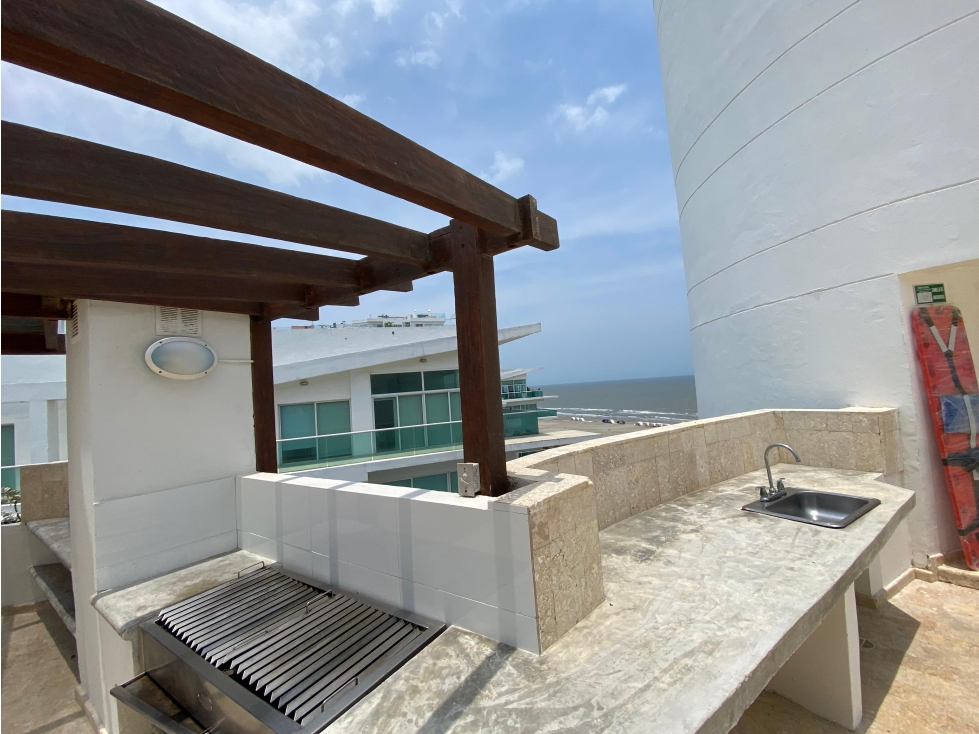 apartamento en venta en la boquilla con salida directa a la playa — foto 4
