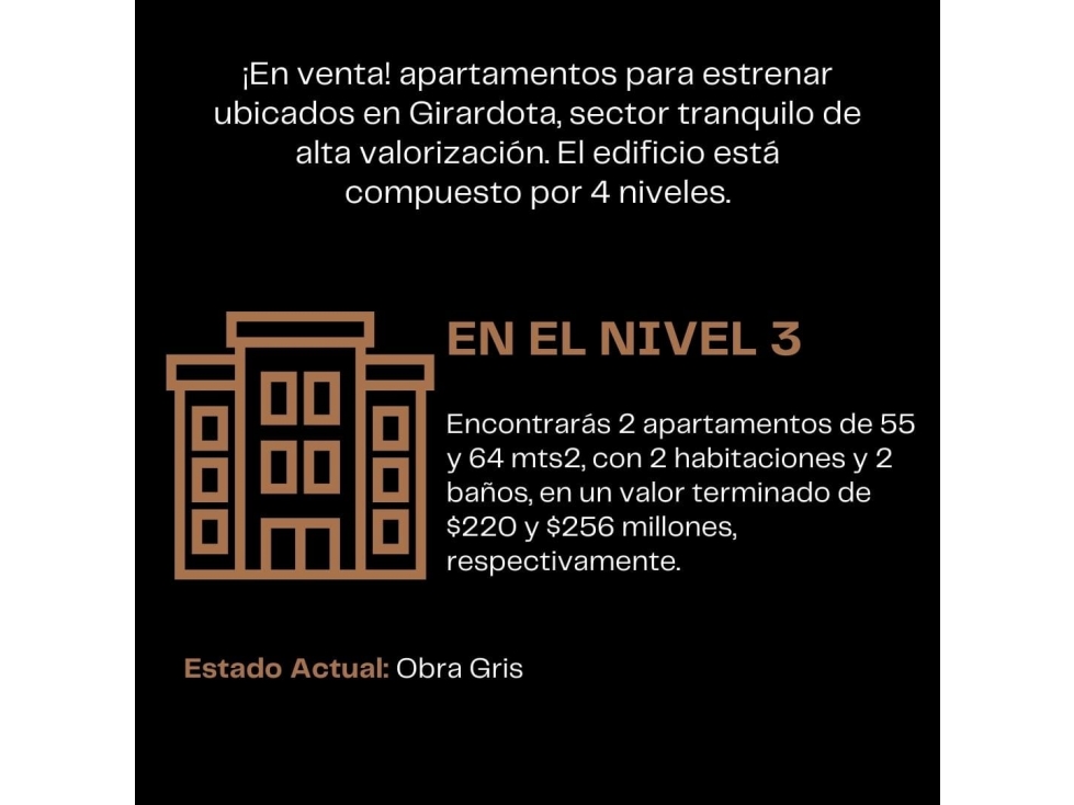 Apartamentos en Venta Girardota - 2
