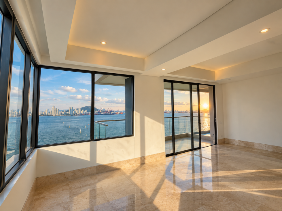 Apartamento en Venta en Castillogrande con Vista Directa a la Bahía — foto 5