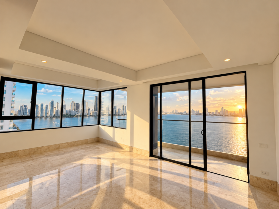 Apartamento en Venta en Castillogrande con Vista Directa a la Bahía — foto 6