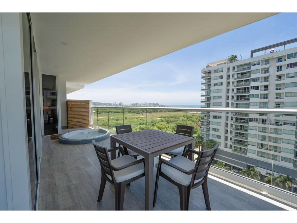 VENTA DE APARTAMENTO EN CIELO MAR, CARTAGENA PARA AIRBNB VISTA AL MAR