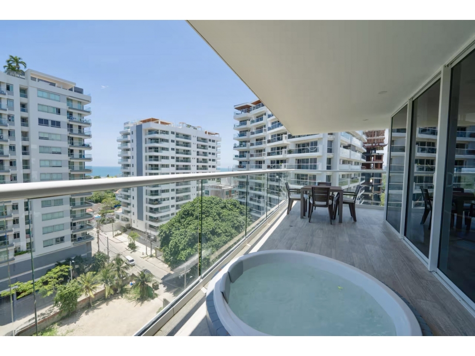 VENTA DE APARTAMENTO EN CIELO MAR, CARTAGENA PARA AIRBNB VISTA AL MAR — foto 2