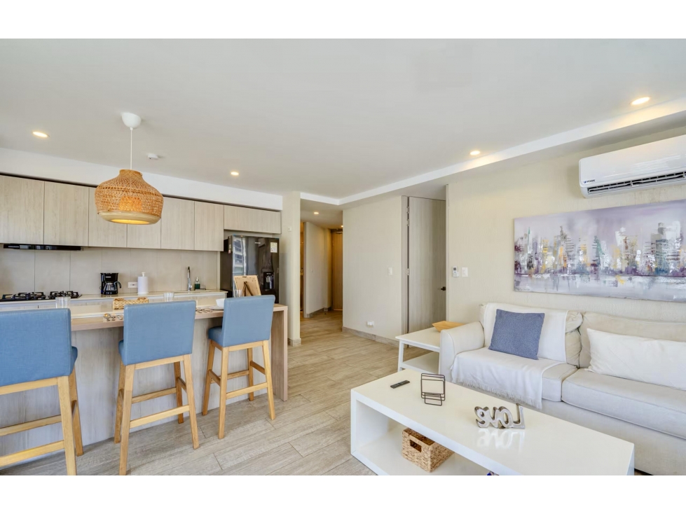 VENTA DE APARTAMENTO EN CIELO MAR, CARTAGENA PARA AIRBNB VISTA AL MAR — foto 4