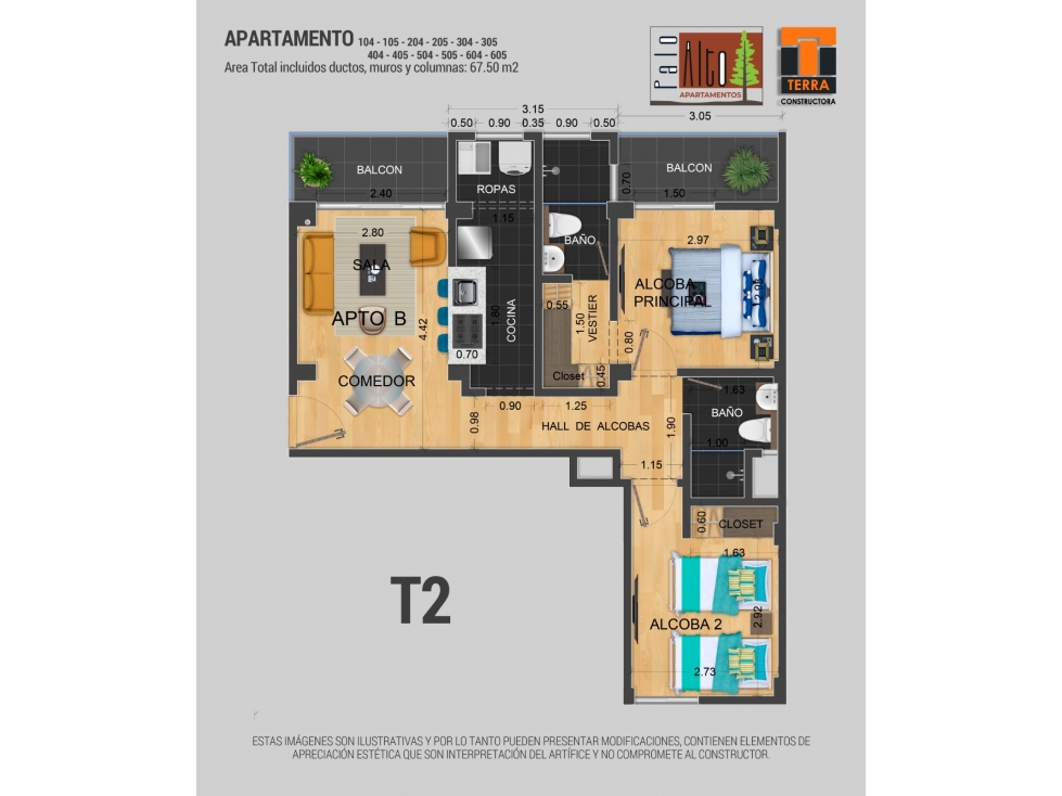 VENTA DE APARTAMENTOS PARA ESTRENAR EN EL TREBOL, MANIZALES — foto 2