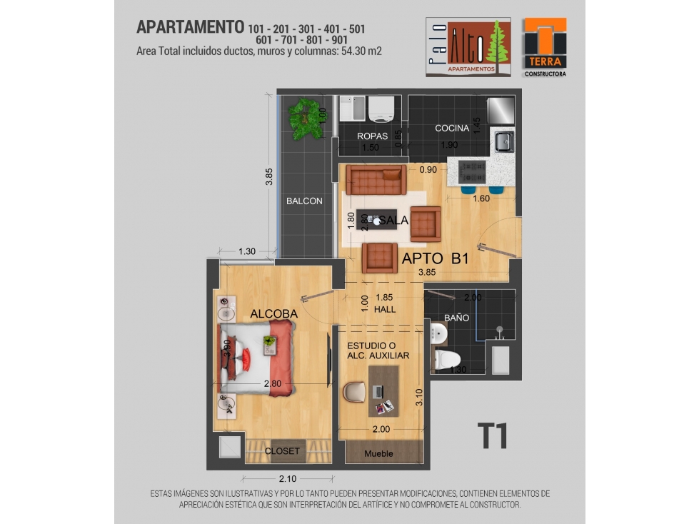 VENTA APARTAMENTOS NUEVOS EN EL TRÉBOL MANIZALES | APTOS PARA ESTRENAR — foto 3