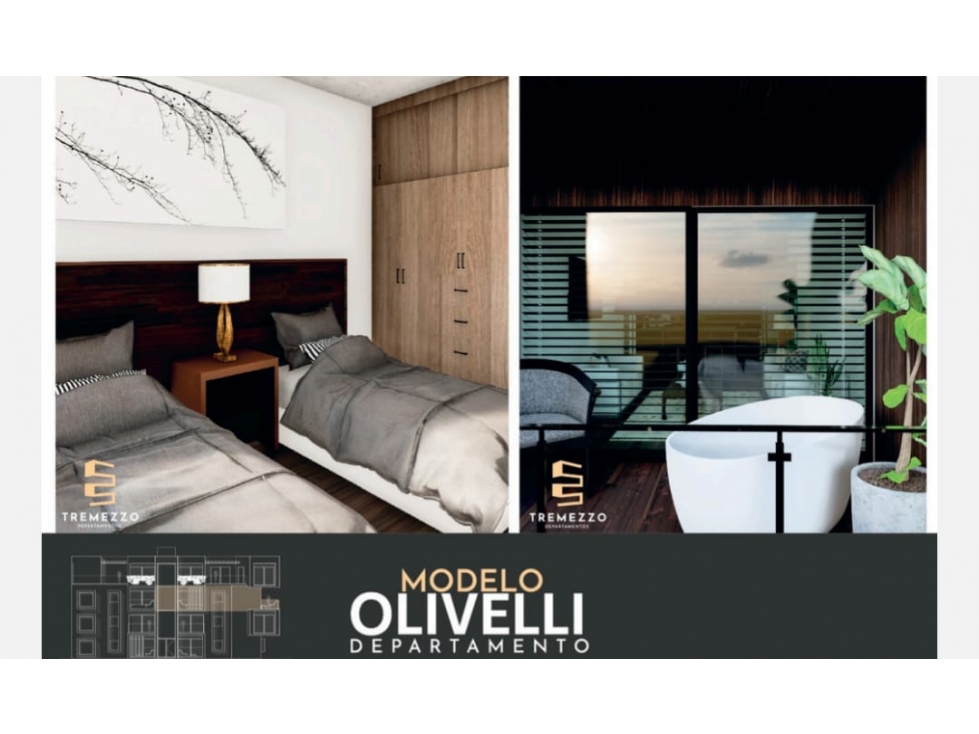 TREMEZZO DEPARTAMENTOS MOD. OLIVELLI - 1
