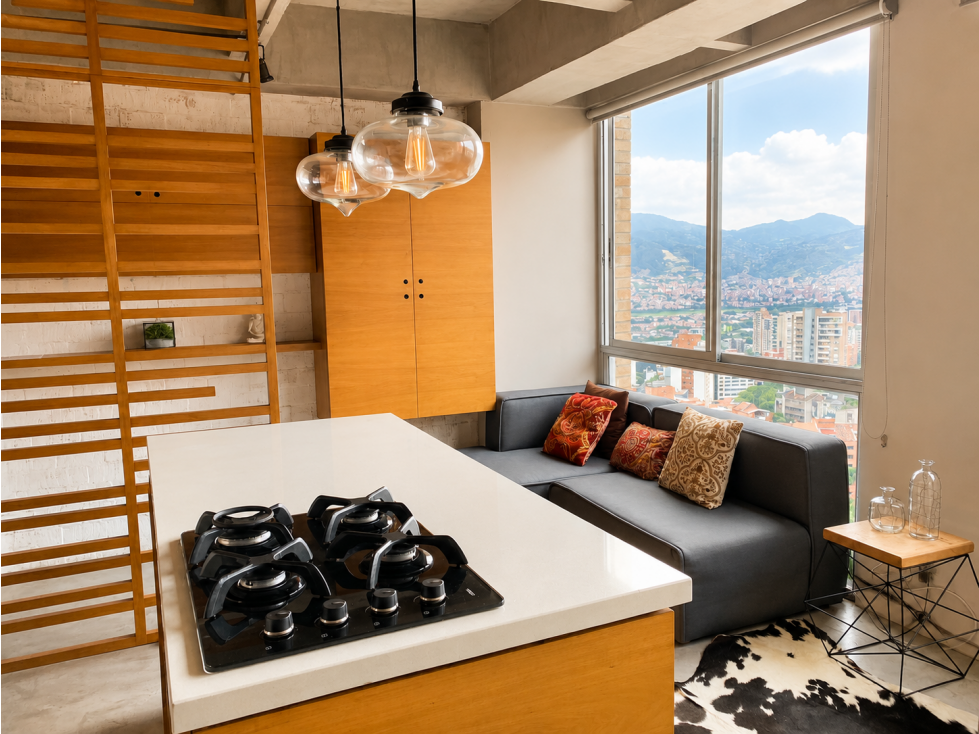 Apartaestudio amoblado con vista panorámica · Loma del Tesoro — foto 6