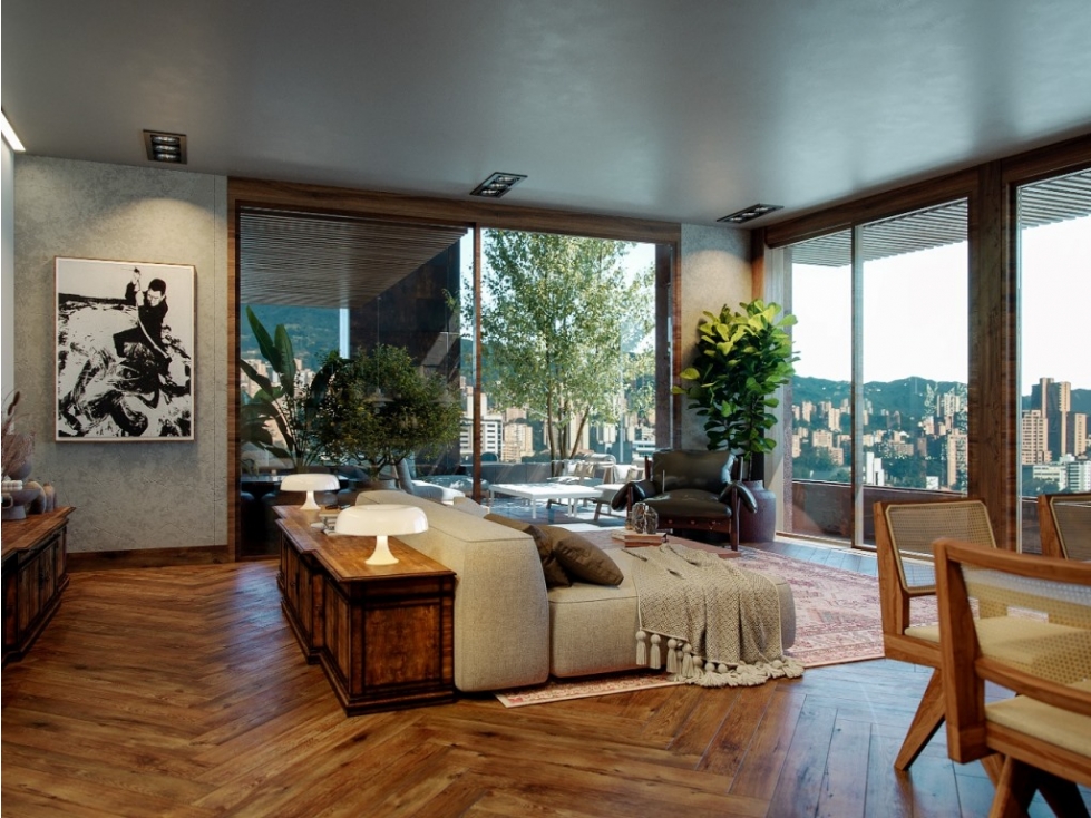 RESIDENCIA PRIVADA CON ASCENSOR DIRECTO Y TERRAZA EN EL CAMPESTRE. — foto 4