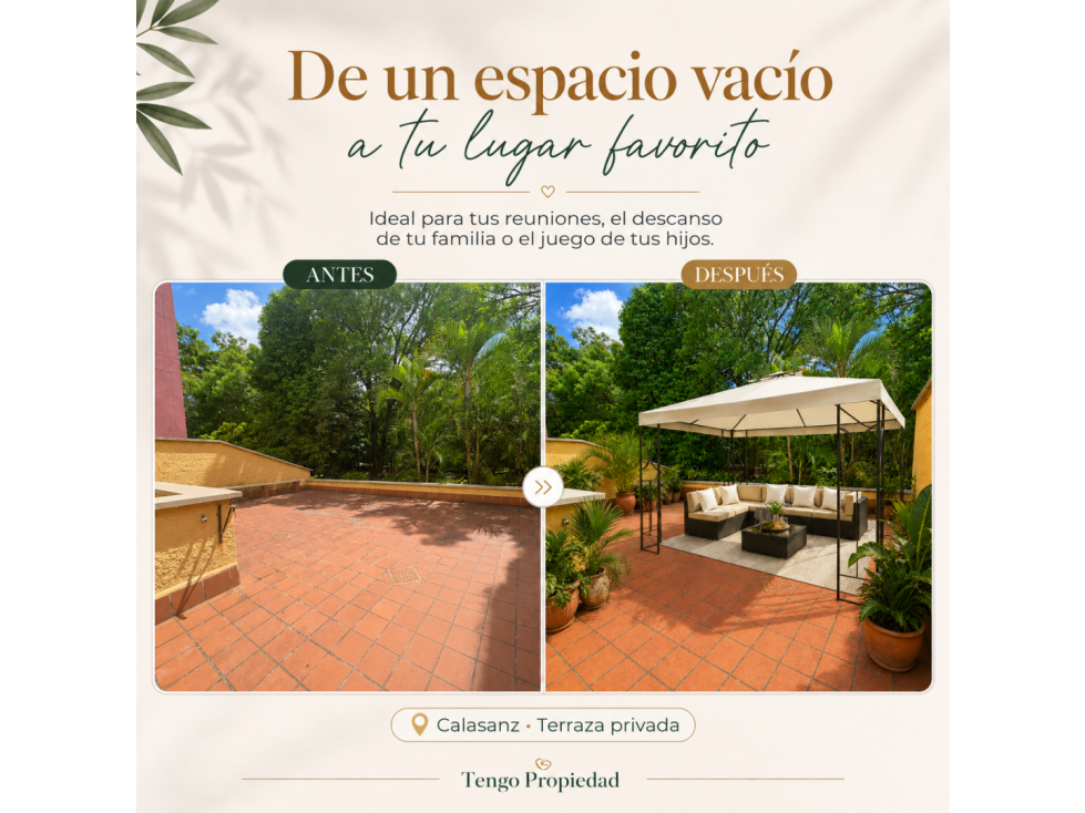 VENTA APARTAMENTO CON FABULOSA TERRAZA EN CALASANZ — foto 2