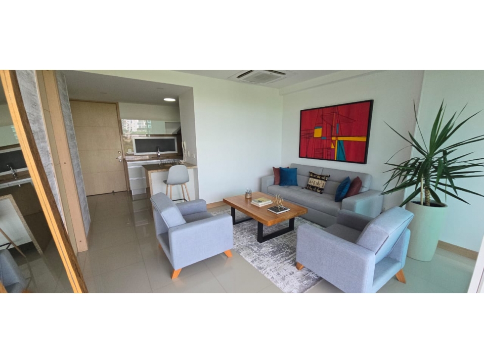 SE VENDE APARTAMENTO DE UNA ALCOBA EN PLAYA DORMIDA, SANTA MARTA — foto 3