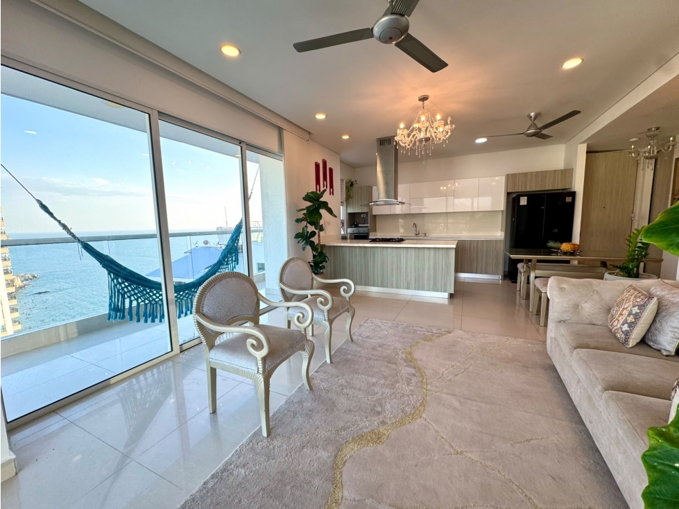 SE VENDE APARTAMENTO DE DOS ALCOBAS, RODADERO SUR