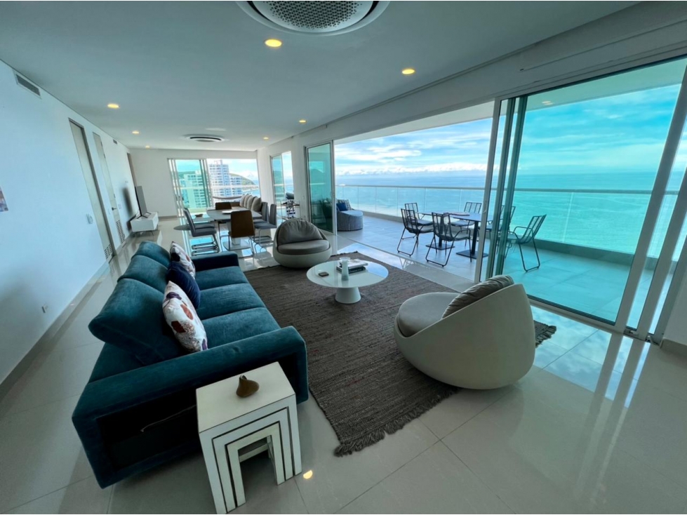 SE VENDE LUJOSO APARTAMENTO CON SALIDA AL MAR EN EL RODADERO SUR — foto 2