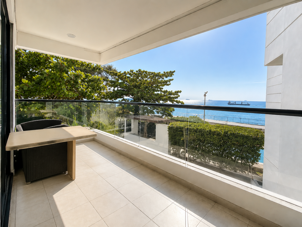 SE VENDE APARTAMENTO DE 3 ALCOBAS CON VISTA FRONTAL AL MAR, BELLAVISTA