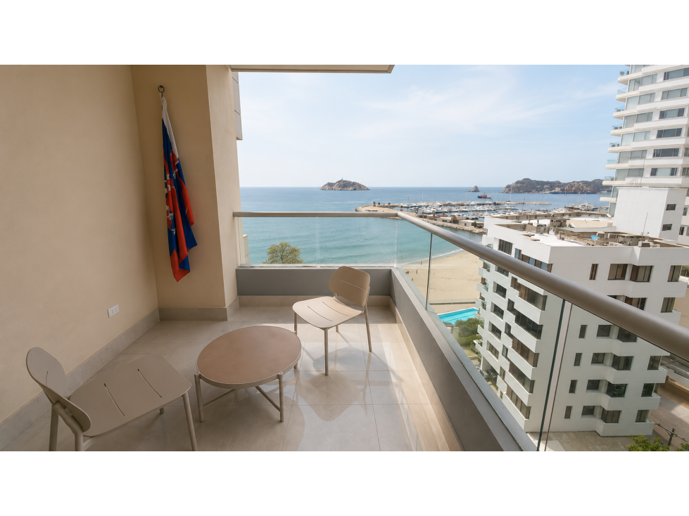 SE VENDE APARTAMENTO DE 3 ALCOBAS CON VISTA FRONTAL AL MAR — foto 4
