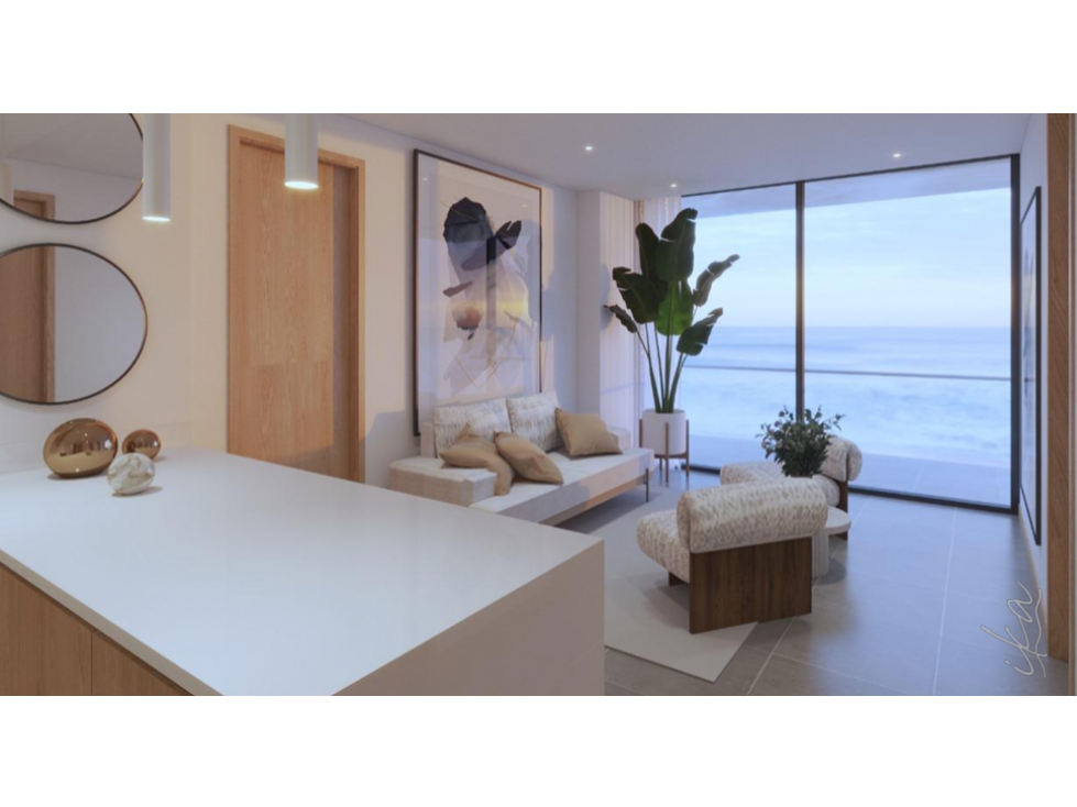 SE VENDE APARTAMENTO TURÍSTICO DE DOS ALCOBAS, PRIMERA LÍNEA DE MAR - 1