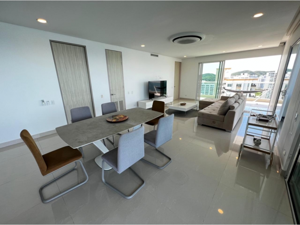SE VENDE LUJOSO APARTAMENTO CON SALIDA AL MAR EN EL RODADERO SUR — foto 5
