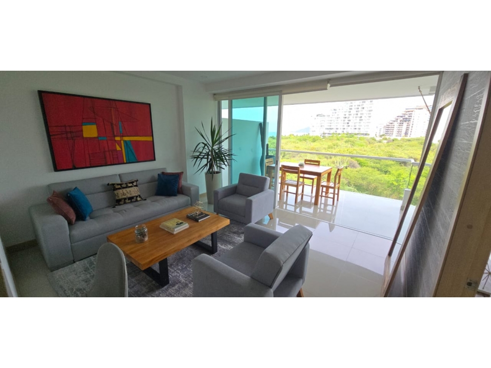 SE VENDE APARTAMENTO DE UNA ALCOBA EN PLAYA DORMIDA, SANTA MARTA — foto 4