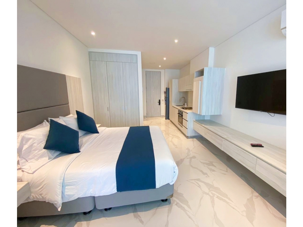 SE VENDE APARTAESTUDIO AMOBLADO PARA RENTA TURISTICA, SANTA MARTA — foto 2