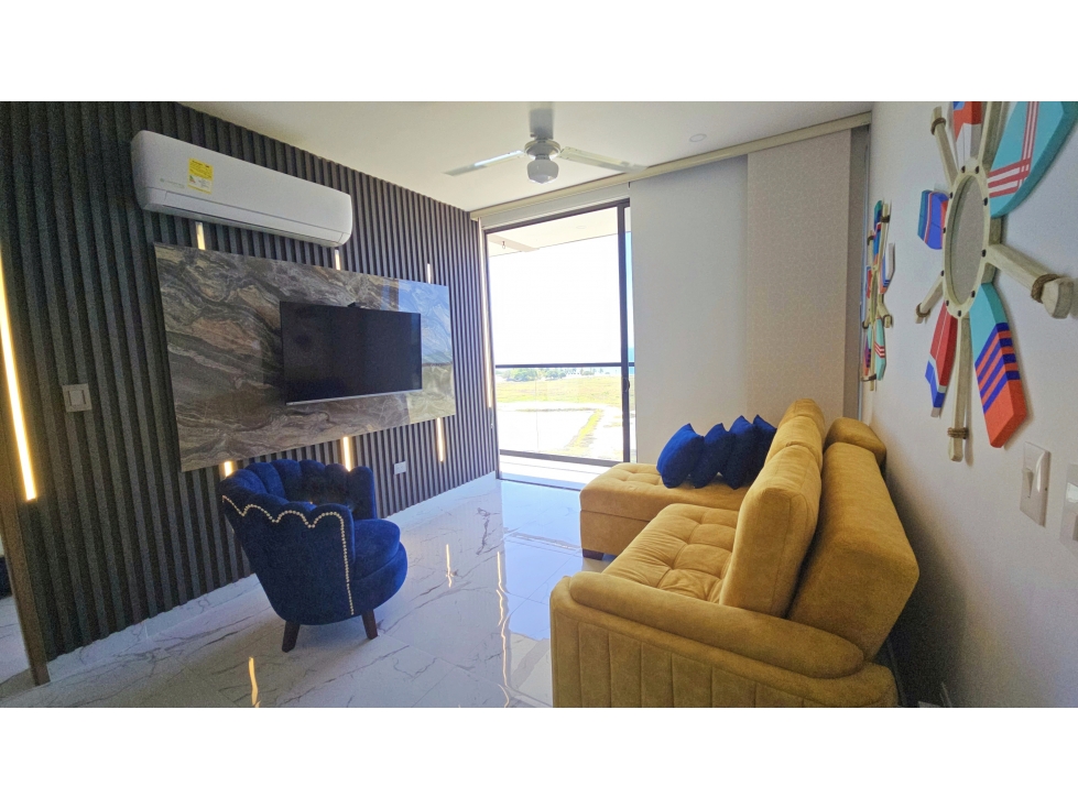 SE VENDE APARTAMENTO AMOBLADO FRENTE AL MAR, SANTA MARTA — foto 2