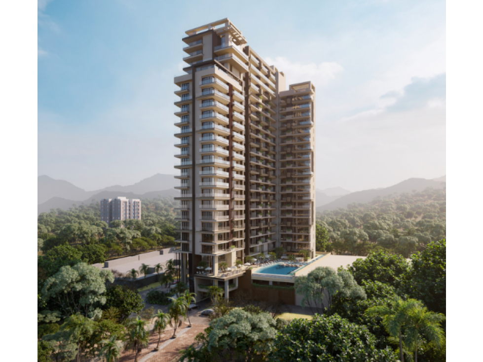 SE VENDE APARTAMENTO DE DOS ALCOBAS CON VISTA LATERAL AL MAR — foto 2