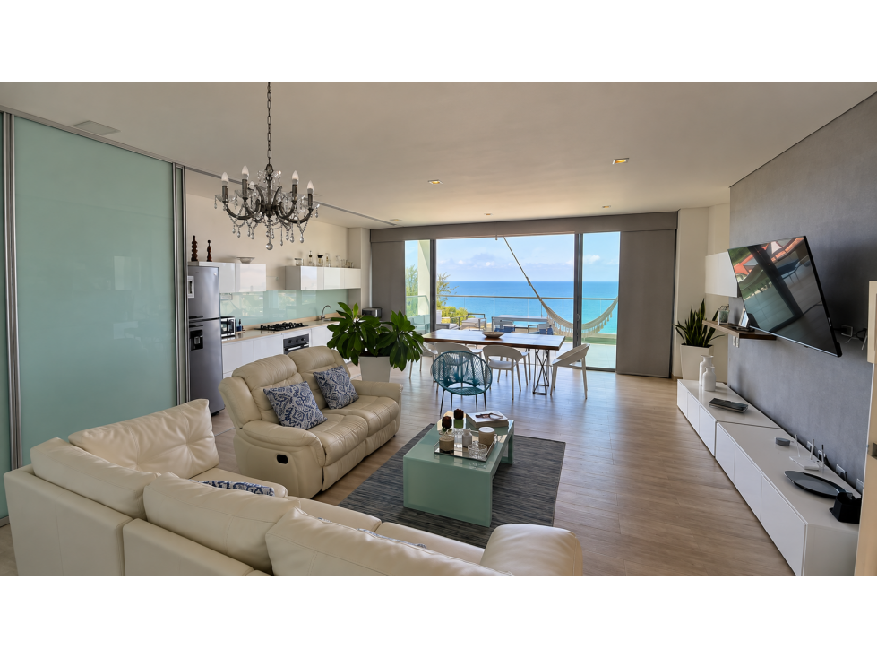 SE VENDE O ARRIENDA APARTAMENTO CON VISTA FRONTAL AL MAR — foto 3