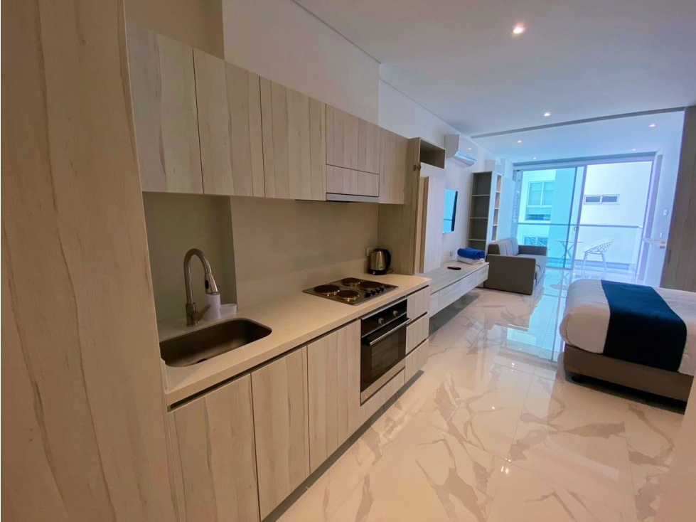 SE VENDE APARTAESTUDIO AMOBLADO PARA RENTA TURISTICA, SANTA MARTA — foto 6